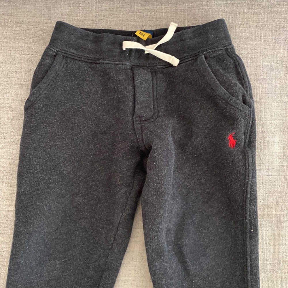 Polo by Ralph Lauren Dark Gray Joggers Toddler Boy Size 3/3T - Picture 4 of 6